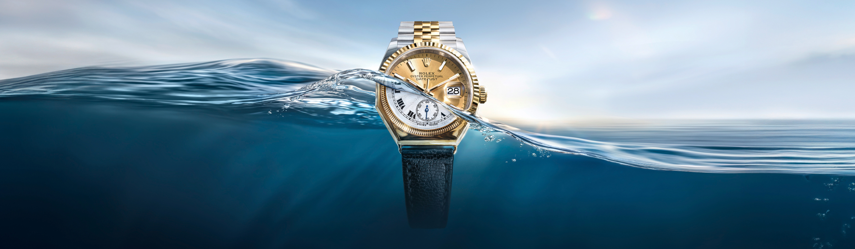 Hodinky Rolex Oyster Perpetual Datejust v mori